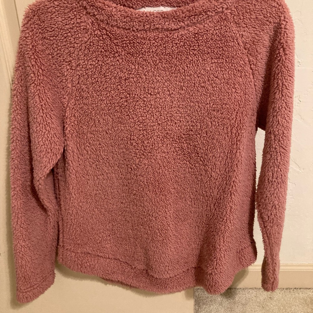 Cozy Pink Sherpa Sweater